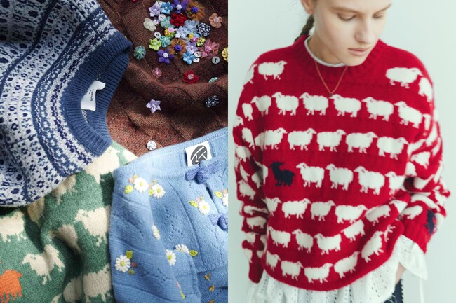 RHC ロンハーマン、ホリデー気分を盛り上げるニットコレクション “UGLY SWEATER PARTY”が登場