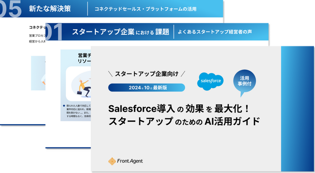 Salesforce導入の効果を最大化！スタートアップのためのAI活用ガイドを公開