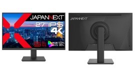 JAPANNEXTが27インチ 4K IPSパネル搭載 USB-C給電対応の液晶モニターをAmazon限定 32,480円で10月18日(金)に発売