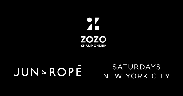 「JUN&ROPE」および「Saturdays NYC」が「ZOZO CHAMPIONSHIP」に初協賛