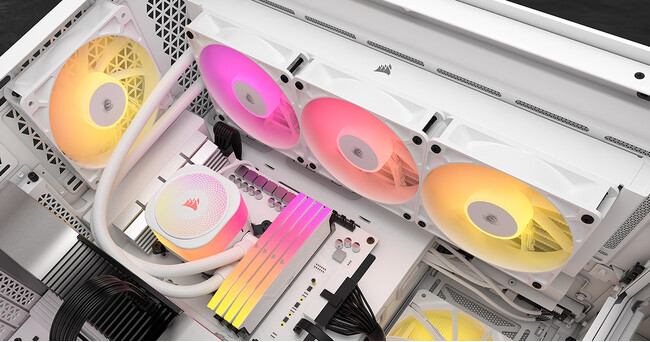 デイジーチェーン接続対応の4ピンPWMコネクタを採用するファン、CORSAIR社製「RS ARGB」シリーズと「RS」シリーズを発表