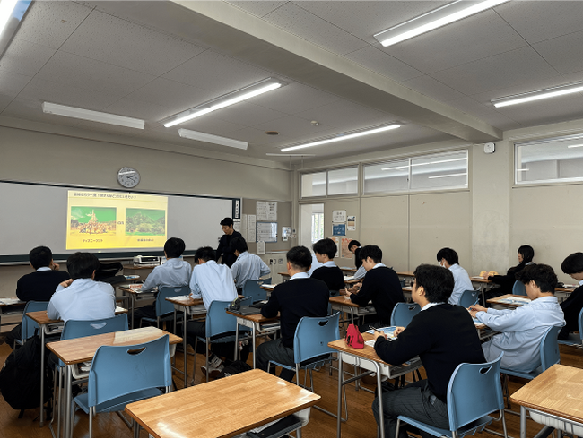 【祝！「佐渡島の金山」世界遺産登録＃２】開志専門職大学 事業創造学部 市川昌史先生が新潟青陵高等学校にて佐渡島の金山と世界遺産をテーマに講義を開催しました！