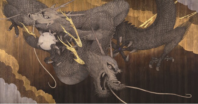 寛永寺創建四百周年 根本中堂天井絵奉納記念 手塚雄二展 雲は龍に従う