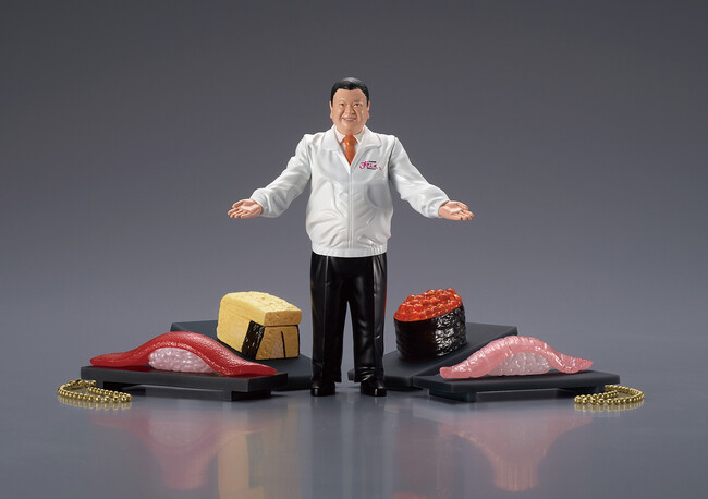 ガチャ(R)初の商品化！　“すしざんまい”の「マグロ大王」がカプセルトイでもおもてなし！　『つきじ喜代村 すしざんまい -ガチャコレクション-』