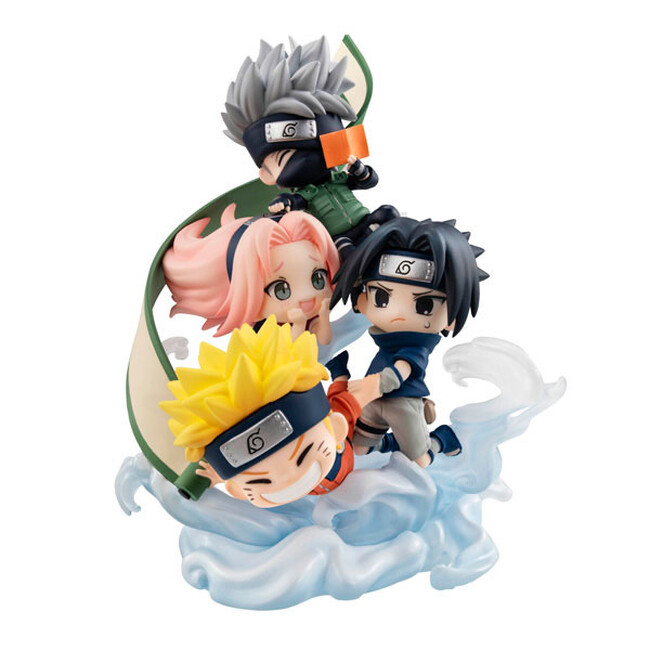 『NARUTO-ナルト- 疾風伝』より、ナルトたち第七班の4人がシリーズフィギュア「FigUnity(フィギュニティ)」に登場！