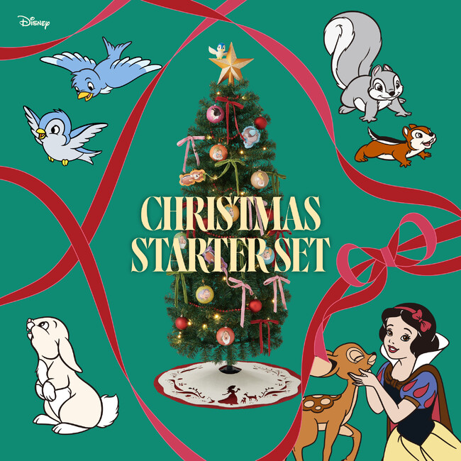 2024 Christmas item　ディズニー・アニメーション映画『白雪姫』がモチーフになったクリスマスツリー スターターセットを10月25日（金）より発売