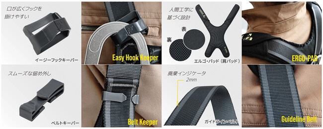 使いやすさと安全性能がクロスする。サンコーの新型フルハーネス「EASY Harness CROSS」が2024年度のGOOD DESIGN賞を受賞！