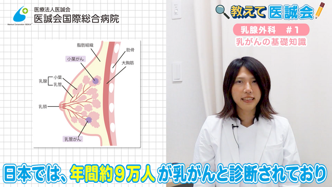 乳がんの知識を深め、早期発見と治療につなげる／教えて医誠会