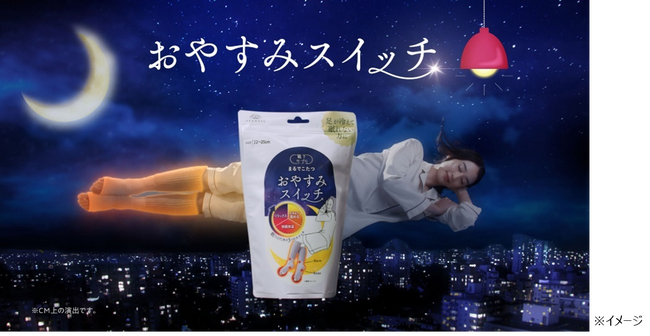 約半数の女性が「足が冷えて眠れない」と回答※1 冬の人気シリーズ“まるでこたつ”から登場『おやすみスイッチ』が今シーズンより全国発売！