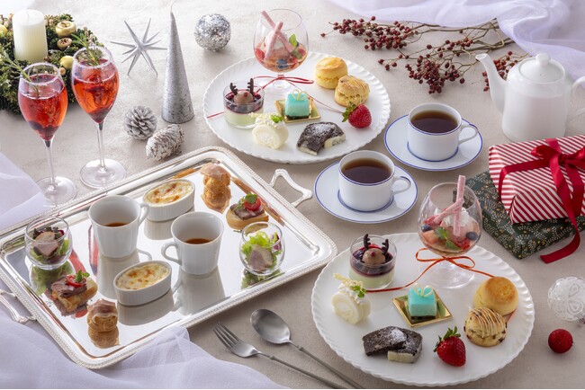【神戸ポートピアホテル】クリスマス・ニューイヤーを祝う「パーティアフタヌーンティーセット」が登場