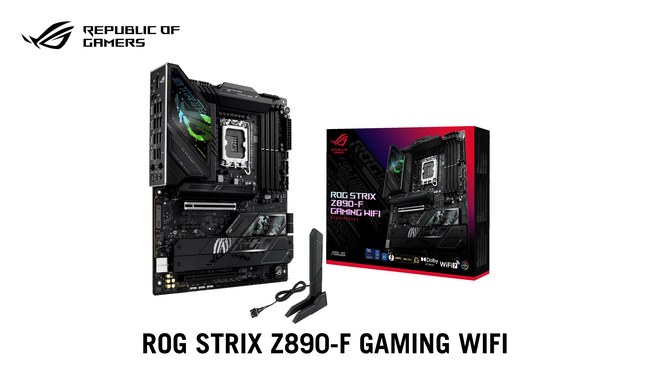 ASUSのゲーミングブランドRepublic of Gamersより、intel LGA 1851対応のROG STRIX Z890マザーボードを2製品発表