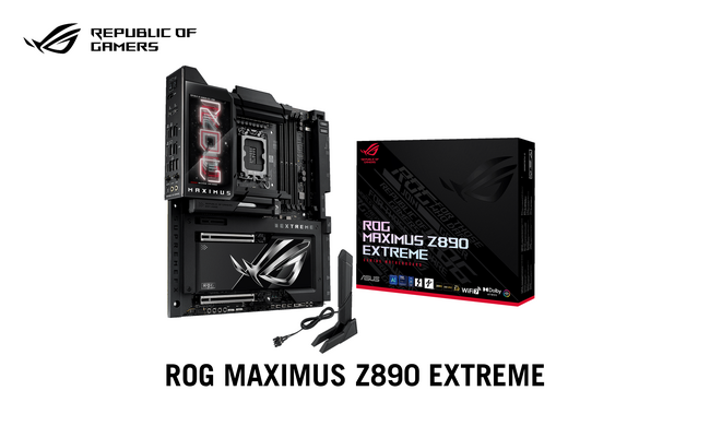 ASUSのゲーミングブランドRepublic of Gamersより、intel LGA 1851対応のROG MAXIMUS Z890マザーボードを2製品発表