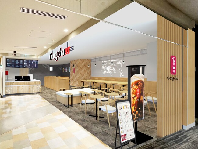 JR千葉駅直結のショッピングセンター内で移転リニューアル ゴンチャ ペリエ千葉店