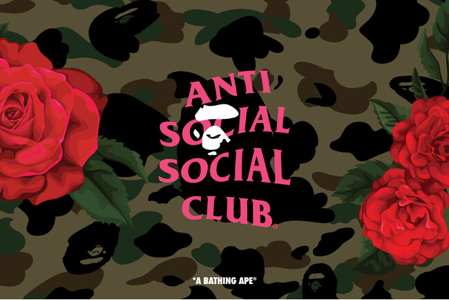 A BATHING APE(R) X ANTI SOCIAL SOCIAL CLUB