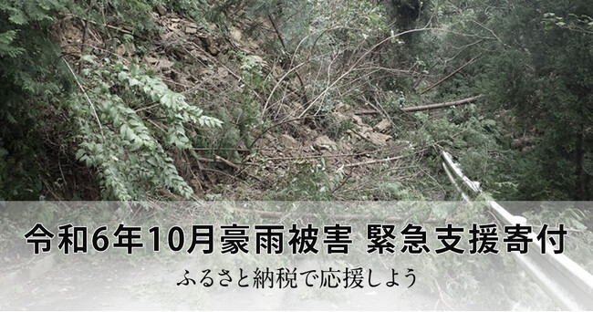 さとふる、「令和6年10月豪雨被害 緊急支援寄付サイト」を開設