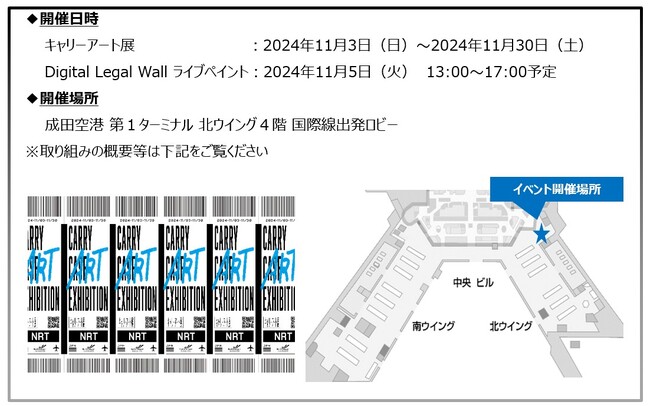 「キャリーアート展 / CARRY ART EXHIBITION」アーティストがキャリーケースで表現するアートをお楽しみください