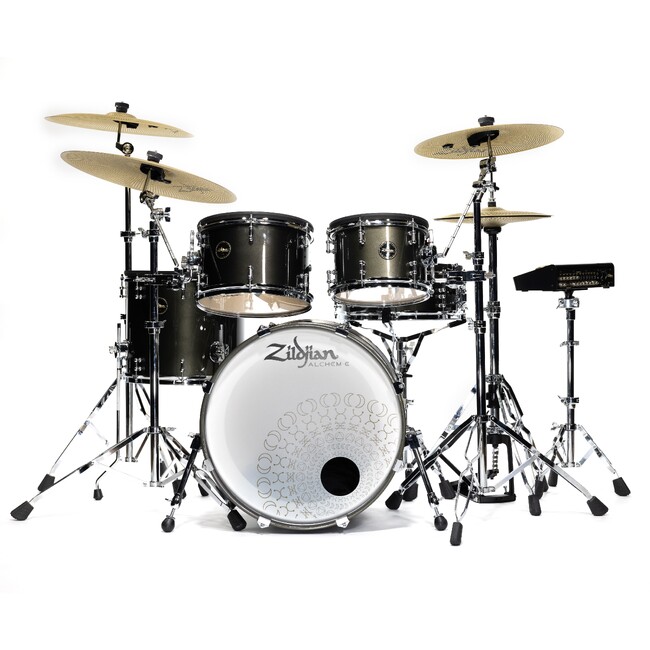 金属製シンバルと多機能なドラムモジュールが、本格的でイマーシブな演奏体験を実現、Zildjian エレクトロニック・ドラムキット『ALCHEM-E』