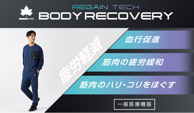 着るだけで疲労回復！忙しい日々に最適なロゴスが提案するリカバリーウエア「LOGOS by LIPNER リカバリー」シリーズ 2種 新発売！