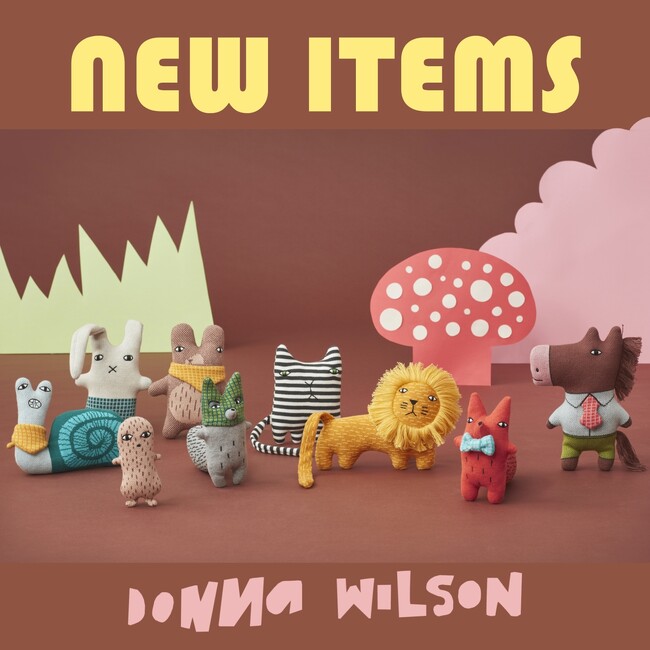【2024秋の新作】イギリスのニット作家ドナ・ウィルソンの、新作ぬいぐるみが発売!