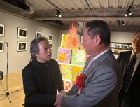 【学校法人藍野大学】小山英夫理事長が「Akai Masaru Art Museum」オープニングセレモニーに登壇