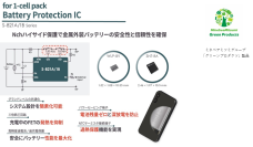 スマホ、ウェアラブル機器向け1セルバッテリー保護IC「S-821A/S-821Bシリーズ」発売