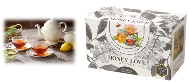 2024年11月1日「紅茶の日」に新発売　はちみつの中で最も高品質と言われるアカシア蜂蜜と、紅茶の中の紅茶と言われるウバ茶で、納得の美味しさに【HONEY LOVE はちみつ紅茶】