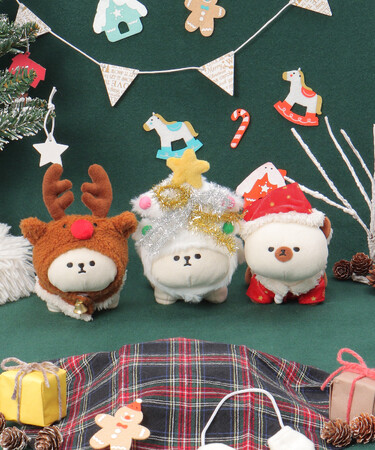 【アパレル専門店のコックス】ビジョンフリーゼのマスコット「PLUFFY」より【LBC限定】クリスマスモチーフの着せ替えアイテムが新登場！