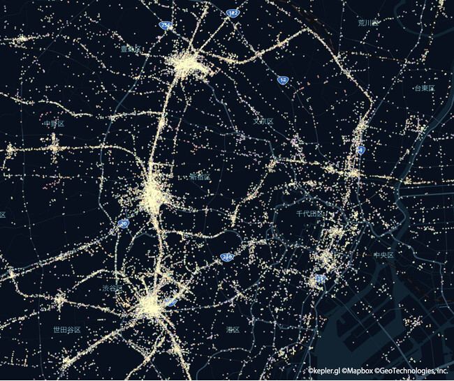ジオテクノロジーズがハロウィンでにぎわう渋谷・新宿・池袋の人流を分析