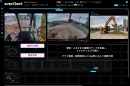 ＜everfleetによる建設機械の遠隔操作画面例＞