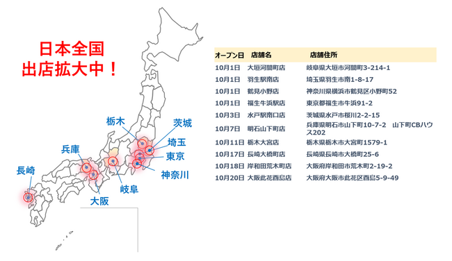 【10月速報】ニコニコレンタカー、10店舗が全国で一斉OPEN！