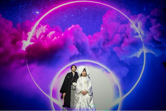 「和婚スタイル」×「コニカミノルタプラネタリアTOKYO」和装のウエディングフォトプランが12月1日（日）登場