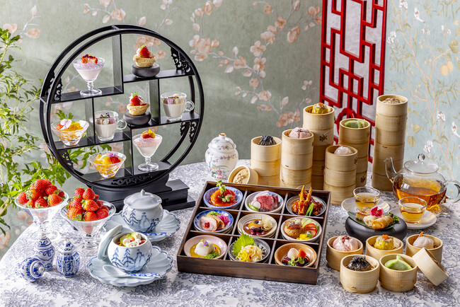 【ヒルトン東京】アフタヌーンティー仕立ての『プレミアムチャイニーズランチ』