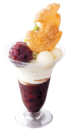 【スガキヤ×元祖 鯱もなか本店】Sugakiya with第4弾として愛知県大須の老舗和菓子店の名物「元祖 鯱もなか」とのコラボパフェを販売！