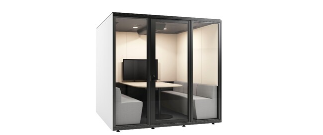 ワークブース「TELECUBE by OKAMURA」シリーズの新サイズ4~6人で使用できる多人数用を発売