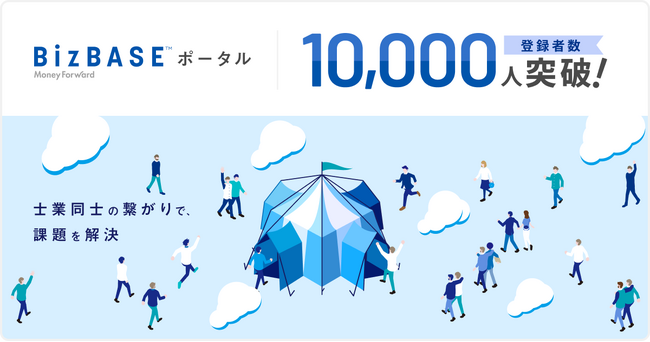 士業事務所専用コミュニティサイト『BizBASEポータル』の登録者数1万人を突破