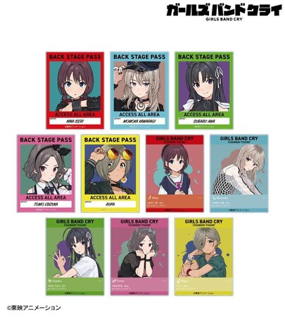 『ガールズバンドクライ』のトレーディングアクリルカード、トレーディングブロマイド、集合 キャンバスボードなどの受注を開始！！アニメ・漫画のオリジナルグッズを販売する「AMNIBUS」にて