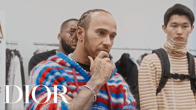 【DIOR】ルイス・ハミルトンのインタビュー動画が公開