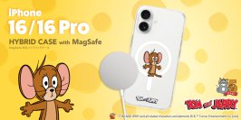 『トムとジェリー』デザインのMagSafeに対応したiPhone16用、iPhone16Pro用のハイブリッドケースを11月15日より発売