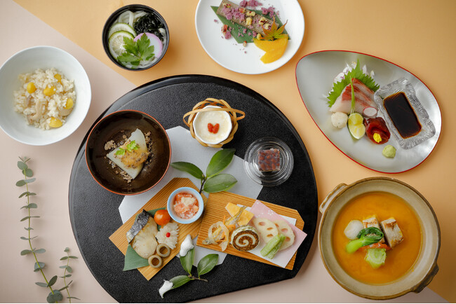 琵琶湖マリオットホテル　二十四節気の八節に合わせて日本の季節を味わう和テイストのランチ「