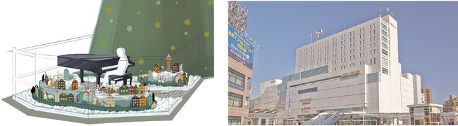 【相模大野ステーションスクエア】相模原市南区と連携「相模大野ステーションピアノ」を12月13日（金）～開催！高さ12mのクリスマスツリーと一体化したアート作品が相模大野のクリスマスを盛り上げます