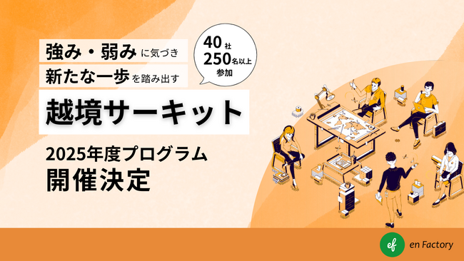 40社250名以上が参加するライトに始める越境学習「越境サーキット」、2025年度プログラム開催決定