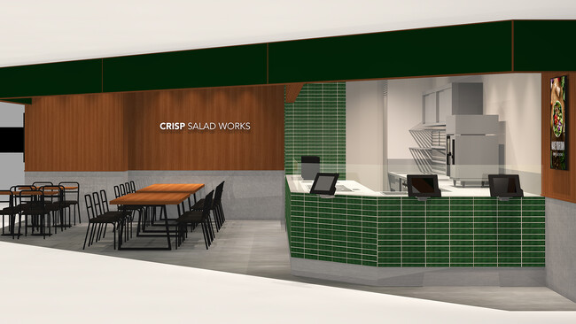 カスタムサラダ専門店 CRISP SALAD WORKS 関西2店舗目となる「ＫＩＴＴＥ大阪店」を、11月22日(金)オープン