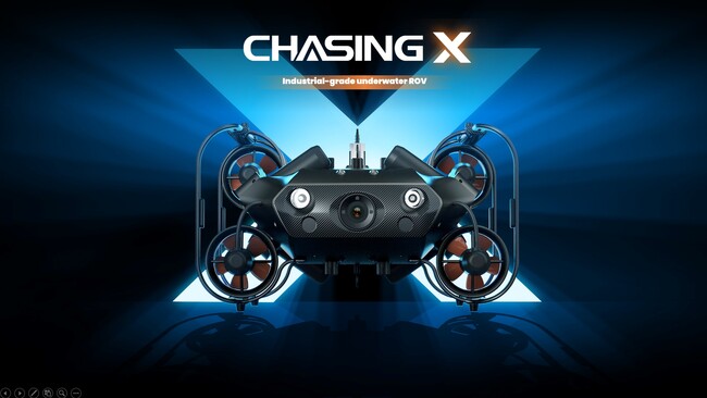 【速報】世界初の全方向耐流型水中ドローン『CHASING X』を正式発表！