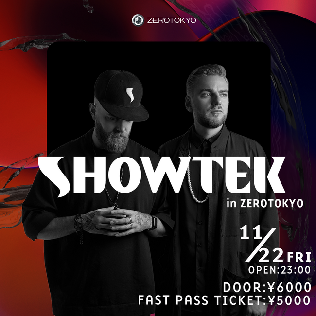 Hardstyleの大型フェスDefqon.1や、Ultra Music Festival Miamiにも出演のDJデュオ「SHOWTEK」の来日公演が、新宿ZEROTOKYOにて開催決定！