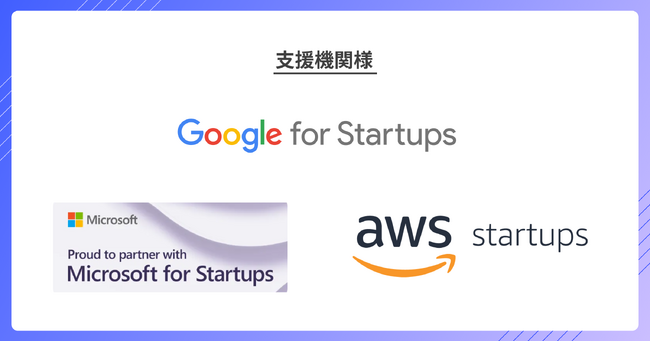 アンドドット株式会社がGoogle・Microsoft・Amazonからの開発支援への採択を受けました。