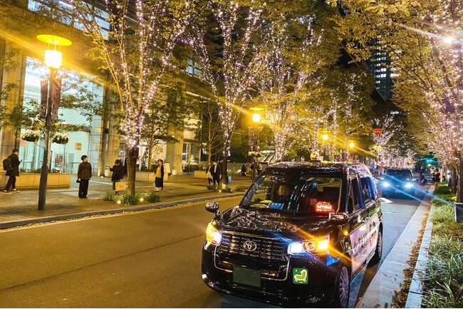 日本交通・東京観光タクシーで、東京の夜景を独り占め! 「イルミネーションタクシー」冬季限定運行