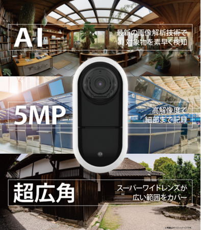 株式会社ティービーアイ　カスタマーハラスメント対策にも効果的　壁付けという新発想とAIで鮮明な画像とともに音声も記録　監視カメラ（TNV-C8011RW）を発売