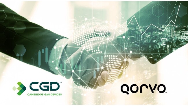 CGD、革新的なモーター制御ソリューションでQORVOと提携