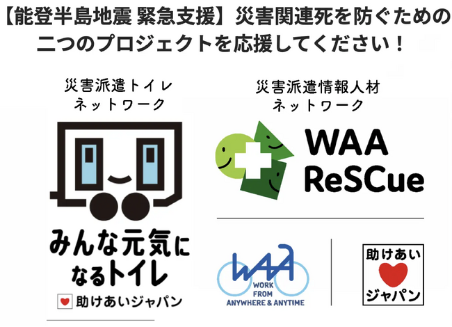 2024.11月時点　災害派遣トイレネットワーク参加状況・能登支援状況
