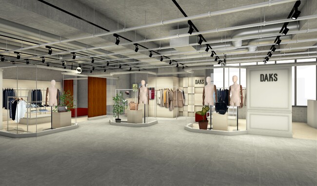 「DAKS」がヴァルカナイズ・ロンドン 青山に新ショップオープン!